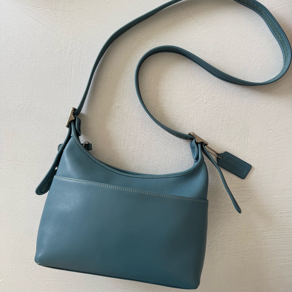 Vintage Coach Blue Legacy Bag #9136